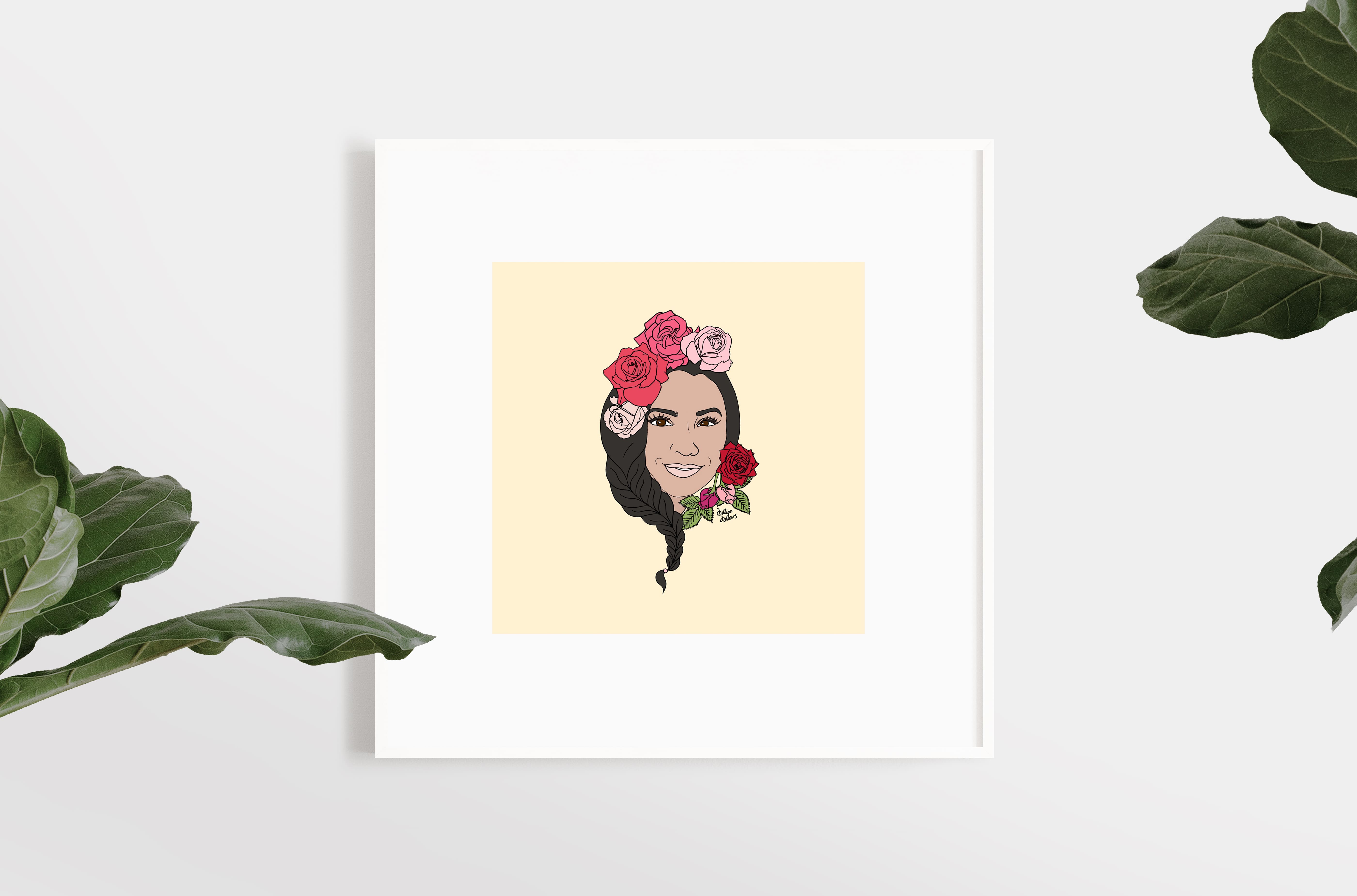 Cartoon 2D Line Illustration