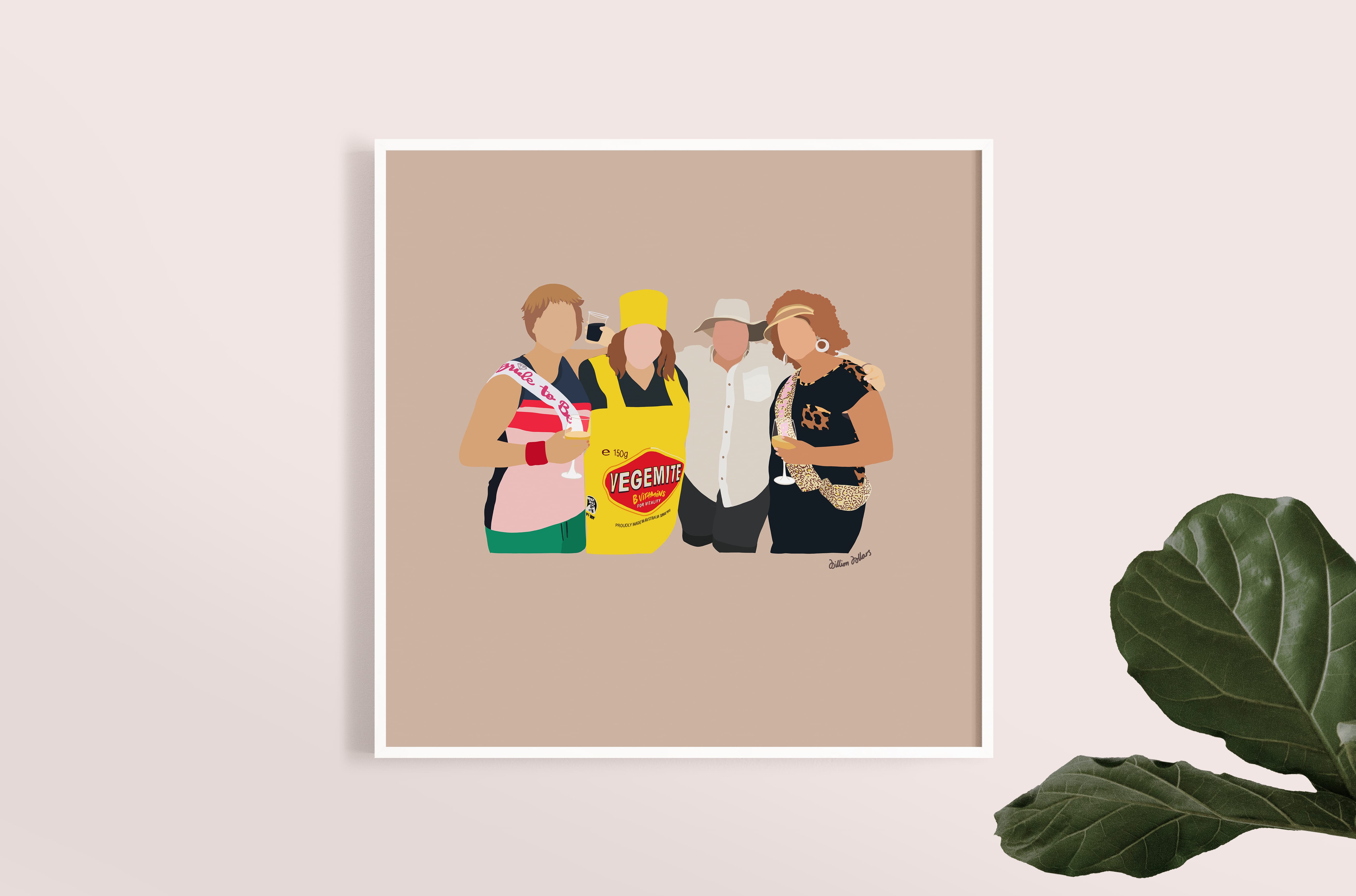 Cartoon 2D Flat Illustration